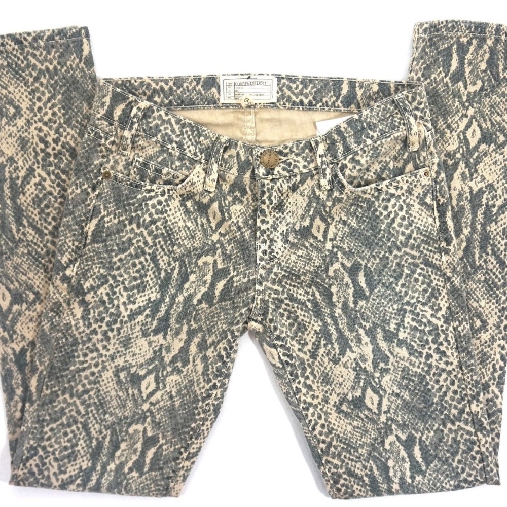 New Current Elliott Snakeskin Python Printed Ankl… - image 6